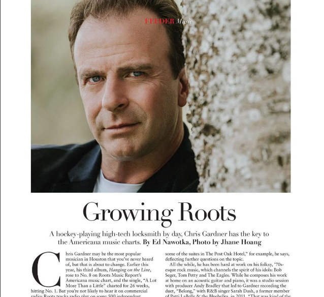 Chris Gardner in Houston CityBook Magazine